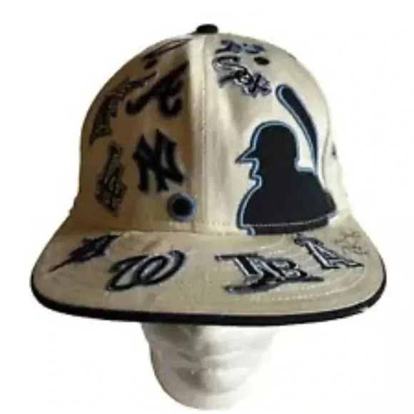 New Era 59Fifty Other - Vintage 59Fifty NEW ERA Official MLB Embroidered Logo Baseball Cap 7 5/8